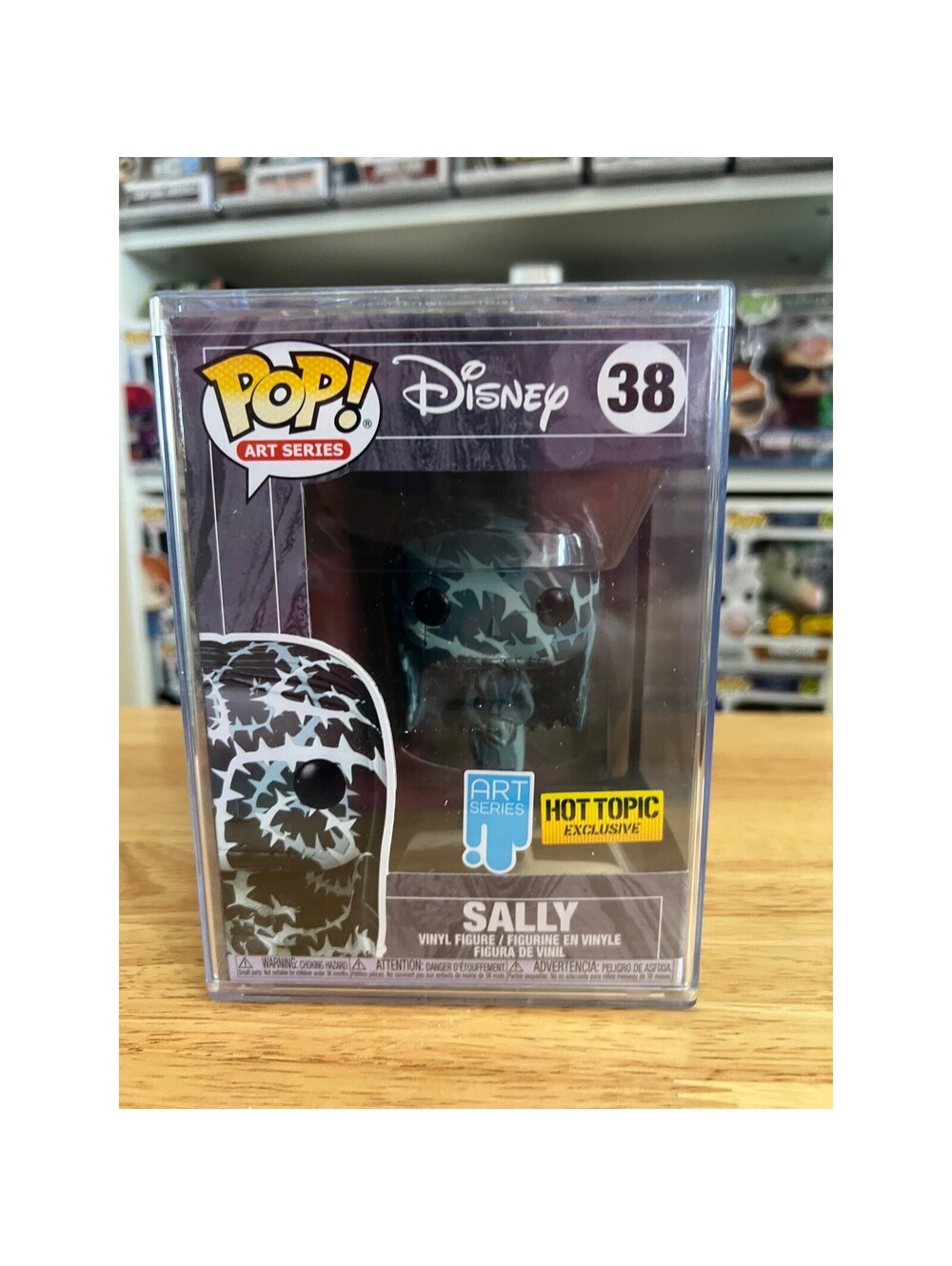 SEALED EXC VAULTED ART SERIES Sally Funko Pop #38 Nightmare Christmas Disney NBC